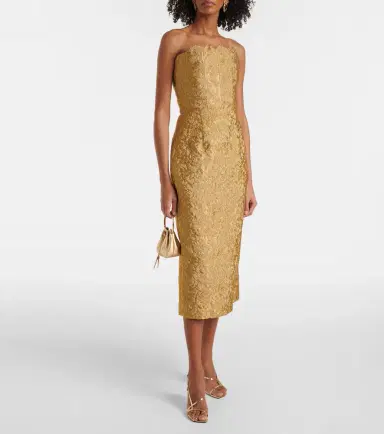 Markarian Marcella floral brocade cocktail dress | Thumbnail 4 Markarian Marcella floral brocade cocktail dress | Thumbnail 4