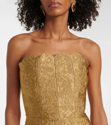 Markarian Marcella floral brocade cocktail dress | Thumbnail 5 Markarian Marcella floral brocade cocktail dress | Thumbnail 5