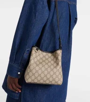Gucci GG Emblem Mini coated canvas tote bag | Thumbnail 6 Gucci GG Emblem Mini coated canvas tote bag | Thumbnail 6