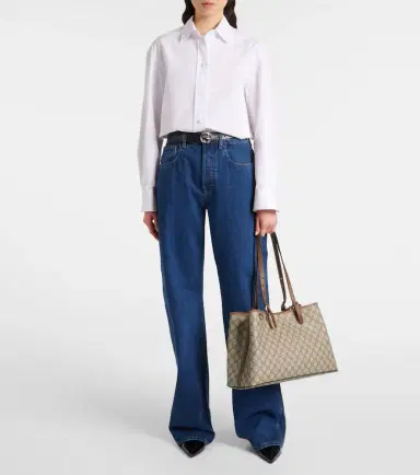 Gucci GG Emblem Large tote bag | Thumbnail 5 Gucci GG Emblem Large tote bag | Thumbnail 5