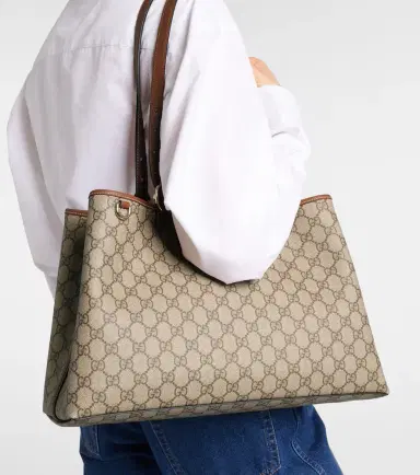 Gucci GG Emblem Large tote bag | Thumbnail 6 Gucci GG Emblem Large tote bag | Thumbnail 6