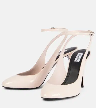 Alaia Alaïa Patent leather slingback pumps | Thumbnail 3 Alaia Alaïa Patent leather slingback pumps | Thumbnail 3