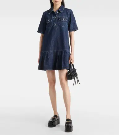Ganni Denim minidress | Thumbnail 2 Ganni Denim minidress | Thumbnail 2