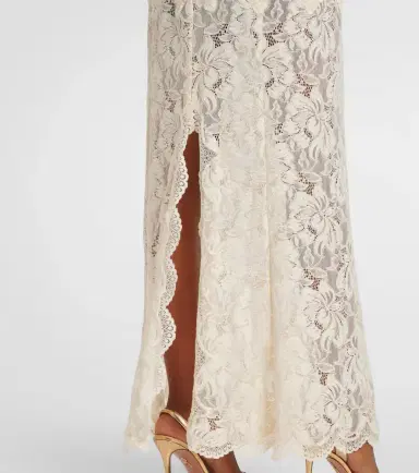 Rabanne Lace-trimmed maxi dress | Thumbnail 5 Rabanne Lace-trimmed maxi dress | Thumbnail 5