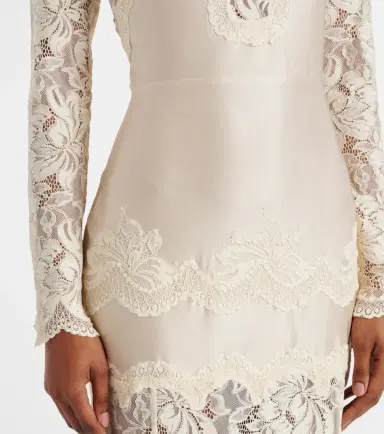 Rabanne Lace-trimmed maxi dress | Thumbnail 6 Rabanne Lace-trimmed maxi dress | Thumbnail 6