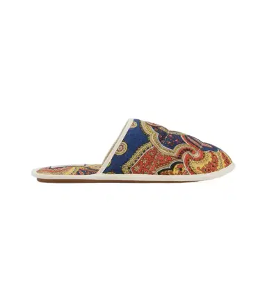 Valentino Garavani Paisley denim slides | Thumbnail 1 Valentino Garavani Paisley denim slides | Thumbnail 1