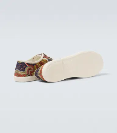 Valentino Garavani Bay By Bay VLogo denim sneakers | Thumbnail 6 Valentino Garavani Bay By Bay VLogo denim sneakers | Thumbnail 6