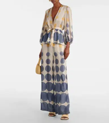ADRIANA DEGREAS Polka-dot wide-leg pants | Thumbnail 4 ADRIANA DEGREAS Polka-dot wide-leg pants | Thumbnail 4