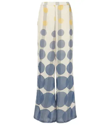 ADRIANA DEGREAS Polka-dot wide-leg pants | Thumbnail 1 ADRIANA DEGREAS Polka-dot wide-leg pants | Thumbnail 1