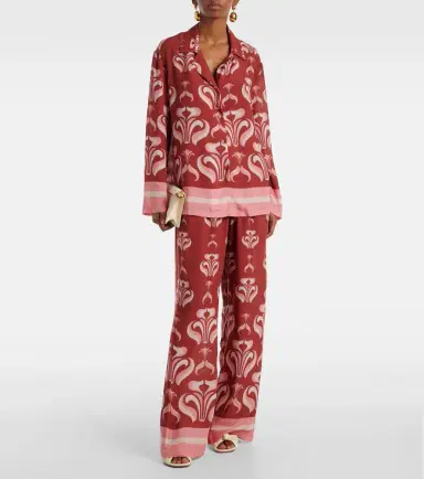 ADRIANA DEGREAS Printed wide-leg pants | Thumbnail 3 ADRIANA DEGREAS Printed wide-leg pants | Thumbnail 3