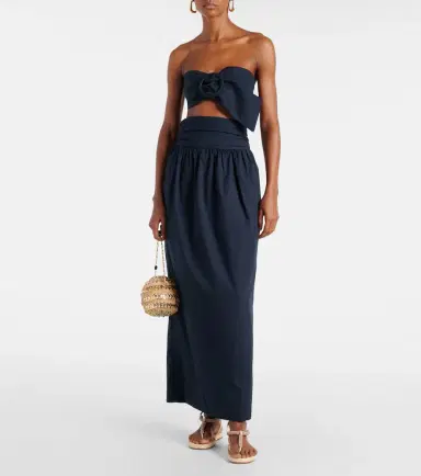 ADRIANA DEGREAS Cotton maxi skirt | Thumbnail 5 ADRIANA DEGREAS Cotton maxi skirt | Thumbnail 5