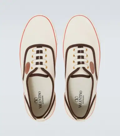 Valentino Garavani Nojoke canvas sneakers | Thumbnail 4 Valentino Garavani Nojoke canvas sneakers | Thumbnail 4