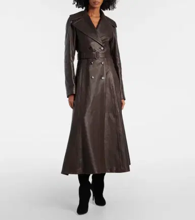Alaïa Alaïa Leather coat | Thumbnail 5 Alaïa Alaïa Leather coat | Thumbnail 5