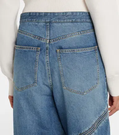Alaïa Alaïa Zip-up wide-leg jeans | Thumbnail 5 Alaïa Alaïa Zip-up wide-leg jeans | Thumbnail 5