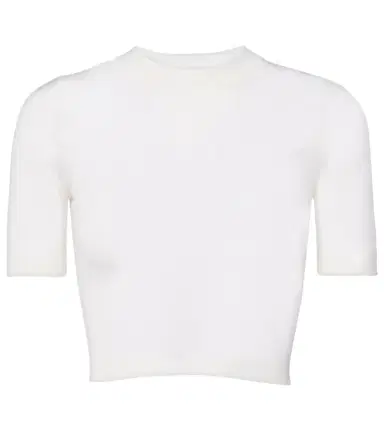 Alaia Alaïa Cropped cashmere top | Thumbnail 1 Alaia Alaïa Cropped cashmere top | Thumbnail 1