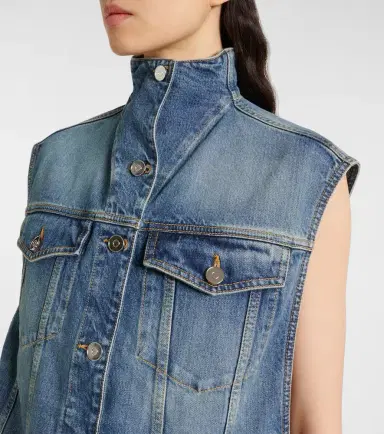 Alaïa Alaïa Denim vest | Thumbnail 4 Alaïa Alaïa Denim vest | Thumbnail 4