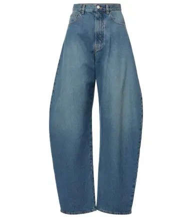 Alaïa Alaïa High-rise barrel-leg jeans | Thumbnail 1 Alaïa Alaïa High-rise barrel-leg jeans | Thumbnail 1