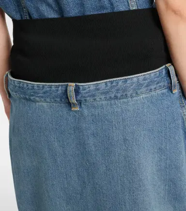 Alaia Alaïa Denim maxi skirt | Thumbnail 6 Alaia Alaïa Denim maxi skirt | Thumbnail 6