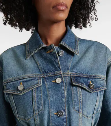Alaïa Alaïa Peplum denim jacket | Thumbnail 2 Alaïa Alaïa Peplum denim jacket | Thumbnail 2