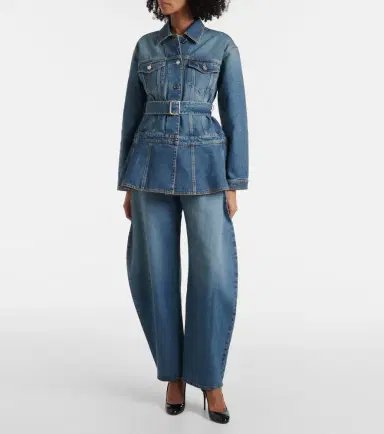 Alaïa Alaïa Peplum denim jacket | Thumbnail 6 Alaïa Alaïa Peplum denim jacket | Thumbnail 6