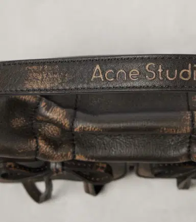 Acne Studios Micro bow-detail leather shoulder bag | Thumbnail 3 Acne Studios Micro bow-detail leather shoulder bag | Thumbnail 3