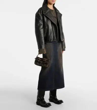 Acne Studios Micro bow-detail leather shoulder bag | Thumbnail 5 Acne Studios Micro bow-detail leather shoulder bag | Thumbnail 5