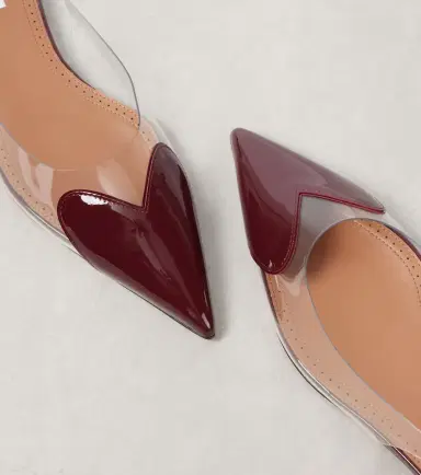 Alaïa Alaïa Le Caur patent leather and PU slingback flats | Thumbnail 4 Alaïa Alaïa Le Caur patent leather and PU slingback flats | Thumbnail 4
