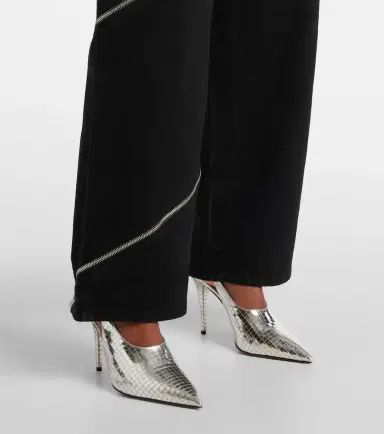Alaïa Alaïa Spiral cotton wide-leg pants | Thumbnail 4 Alaïa Alaïa Spiral cotton wide-leg pants | Thumbnail 4
