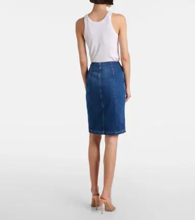 Nensi Dojaka Denim midi skirt | Thumbnail 3 Nensi Dojaka Denim midi skirt | Thumbnail 3