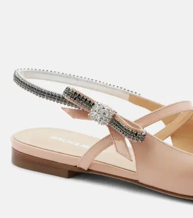 Mach & Mach Crystal Cube patent leather slingback flats | Thumbnail 2 Mach & Mach Crystal Cube patent leather slingback flats | Thumbnail 2