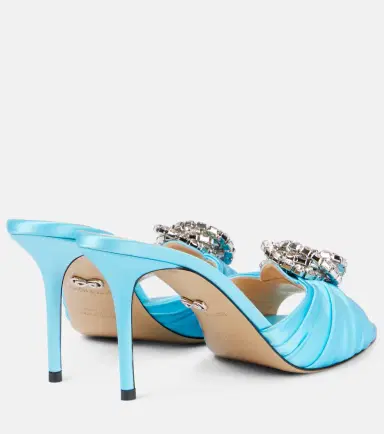 Mach & Mach Galaxy embellished tulle mules | Thumbnail 3 Mach & Mach Galaxy embellished tulle mules | Thumbnail 3