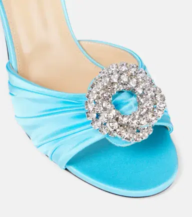 Mach & Mach Galaxy embellished tulle mules | Thumbnail 4 Mach & Mach Galaxy embellished tulle mules | Thumbnail 4