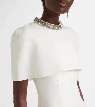 Roland Mouret Embellished crêpe cocktail dress | Thumbnail 5 Roland Mouret Embellished crêpe cocktail dress | Thumbnail 5