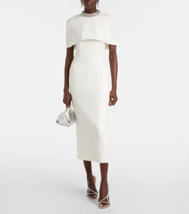 Roland Mouret Embellished crêpe cocktail dress | Thumbnail 6 Roland Mouret Embellished crêpe cocktail dress | Thumbnail 6