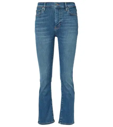 Frame Le High Straight cropped straight jeans | Thumbnail 1 Frame Le High Straight cropped straight jeans | Thumbnail 1