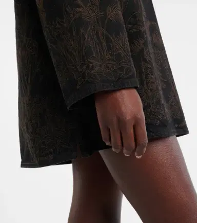 Alanui Jungle Toile De Jouy denim top | Thumbnail 3 Alanui Jungle Toile De Jouy denim top | Thumbnail 3