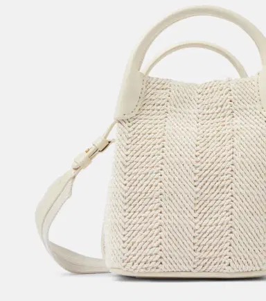 Loro Piana Bale Micro leather-trimmed bucket bag | Thumbnail 2 Loro Piana Bale Micro leather-trimmed bucket bag | Thumbnail 2