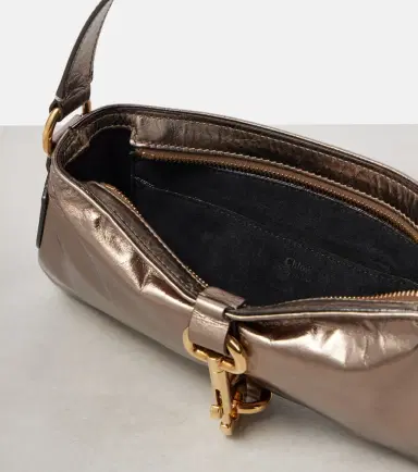 Chloé Chloé Kerala 25 Small metallic leather shoulder bag | Thumbnail 2 Chloé Chloé Kerala 25 Small metallic leather shoulder bag | Thumbnail 2