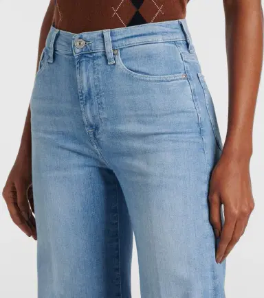 7 For All Mankind High-rise wide-leg jeans | Thumbnail 3 7 For All Mankind High-rise wide-leg jeans | Thumbnail 3