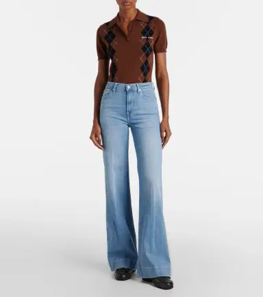 7 For All Mankind High-rise wide-leg jeans | Thumbnail 4 7 For All Mankind High-rise wide-leg jeans | Thumbnail 4