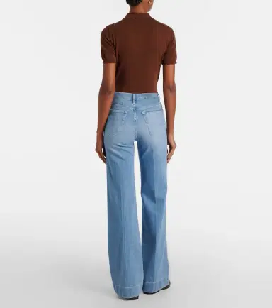 7 For All Mankind High-rise wide-leg jeans | Thumbnail 6 7 For All Mankind High-rise wide-leg jeans | Thumbnail 6