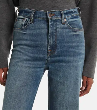 7 For All Mankind Modern Dojo Groovy high-rise flared jeans | Thumbnail 5 7 For All Mankind Modern Dojo Groovy high-rise flared jeans | Thumbnail 5