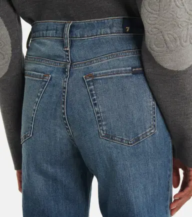 7 For All Mankind Modern Dojo Groovy high-rise flared jeans | Thumbnail 7 7 For All Mankind Modern Dojo Groovy high-rise flared jeans | Thumbnail 7
