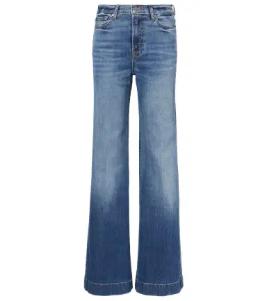 7 For All Mankind Modern Dojo Groovy high-rise flared jeans | Thumbnail 1 7 For All Mankind Modern Dojo Groovy high-rise flared jeans | Thumbnail 1