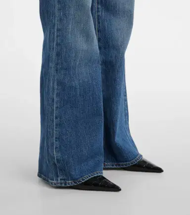 7 For All Mankind Mankind high-rise flared jeans | Thumbnail 7 7 For All Mankind Mankind high-rise flared jeans | Thumbnail 7
