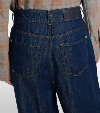 7 For All Mankind Denim Lustre wide-leg jeans | Thumbnail 5 7 For All Mankind Denim Lustre wide-leg jeans | Thumbnail 5