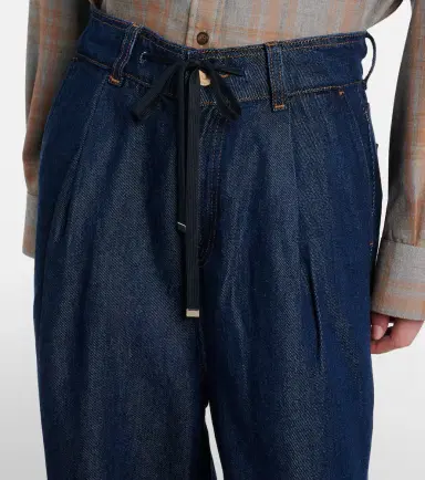7 For All Mankind Denim Lustre wide-leg jeans | Thumbnail 7 7 For All Mankind Denim Lustre wide-leg jeans | Thumbnail 7