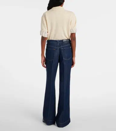 7 For All Mankind High-rise flared jeans | Thumbnail 7 7 For All Mankind High-rise flared jeans | Thumbnail 7