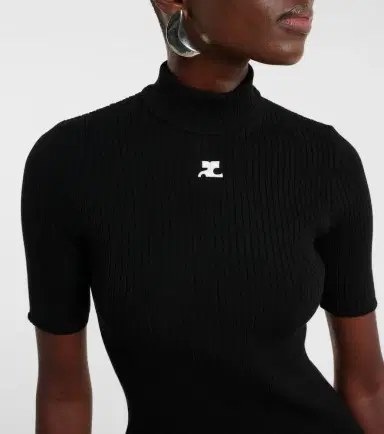 Courreges Courrèges Reedition ribbed-knit top | Thumbnail 4 Courreges Courrèges Reedition ribbed-knit top | Thumbnail 4