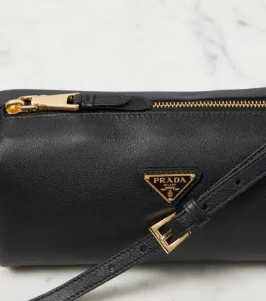 Prada Mini logo leather shoulder bag | Thumbnail 5 Prada Mini logo leather shoulder bag | Thumbnail 5